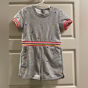 EUC! LOLA +THE BOYS gemstone romper. Size 4.